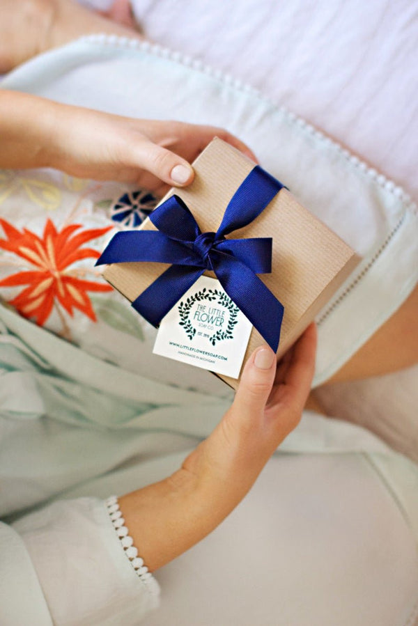 Bridesmaid Gift Personalized Spa gift box - Little Flower Soap Co