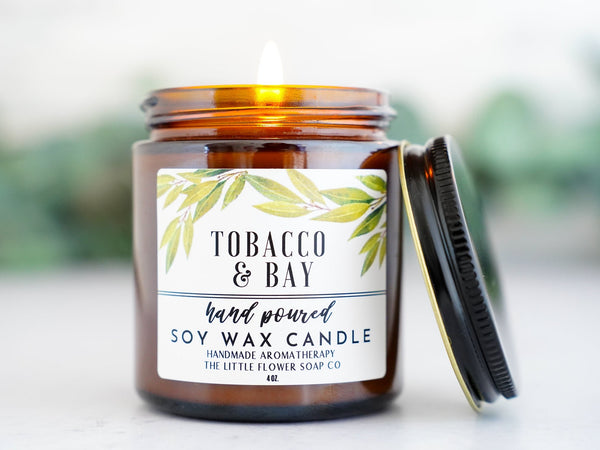 Fireside Hand Poured Candle - Little Flower Soap Co