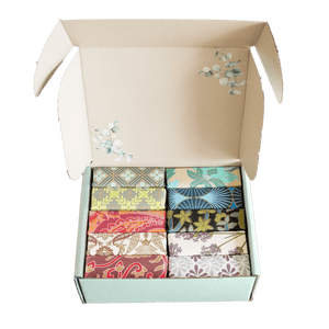 Gift Box of 10 Artisan Essential Oil Soaps - Handmade Natural Bar Soap - Little Flower Soap Co