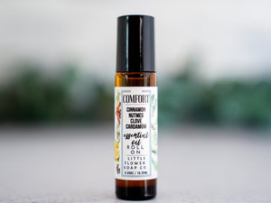 PEACE - Lavender Bergamot Essential Oil Roll - on Aromatherapy - Little Flower Soap Co