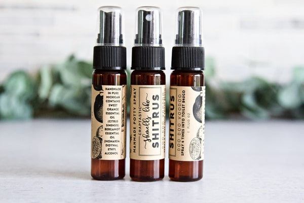 Potty Spray - Funny Gifts for Friends - Boyfriend - Dad - Little Flower Soap Co