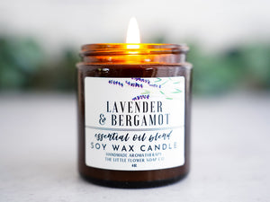 Pumpkin Spice Hand Poured Candle - Little Flower Soap Co