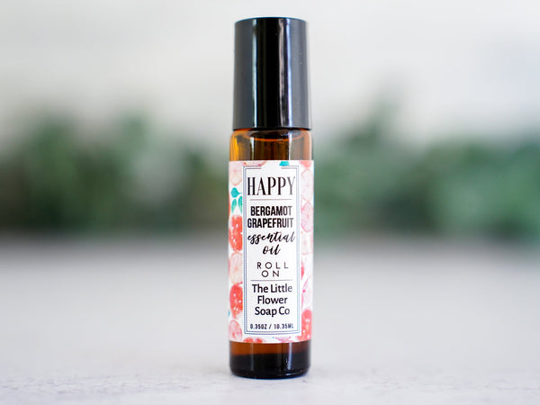 Set of 3 - Essential Oil Roll - on Aromatherapy - Little Flower Soap Co