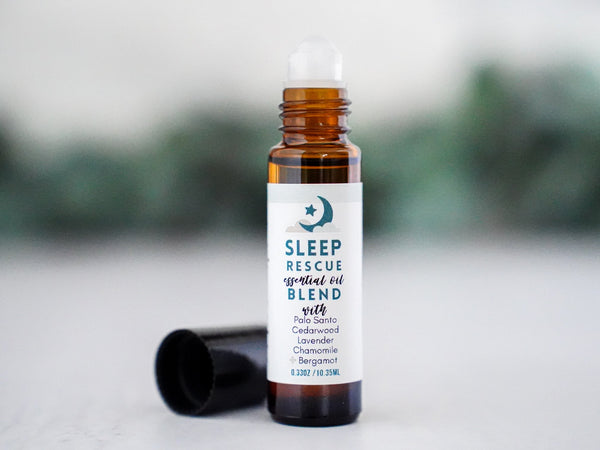 SLEEP RESCUE - Essential Oil Blend Roll - on Aromatherapy - Little Flower Soap Co