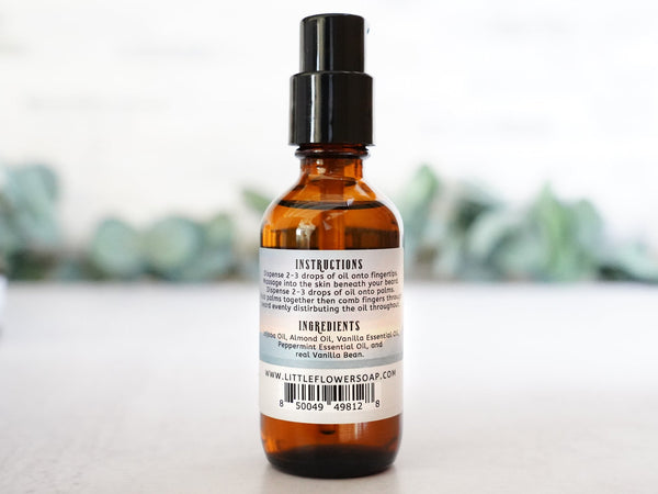 Vanilla Musk Beard Oil - 2oz - Little Flower Soap Co